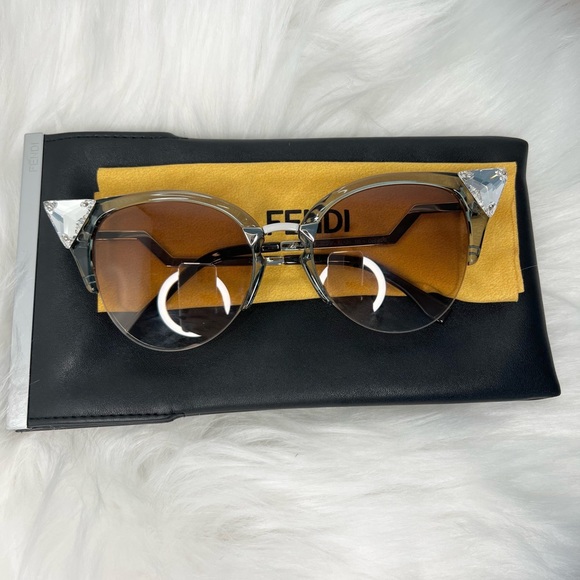 Fendi Iridia cat eye sunglasses FF